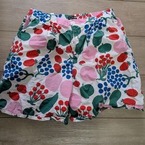 Uniqlo X marimekko Cotton shorts, High Waisted Size XL